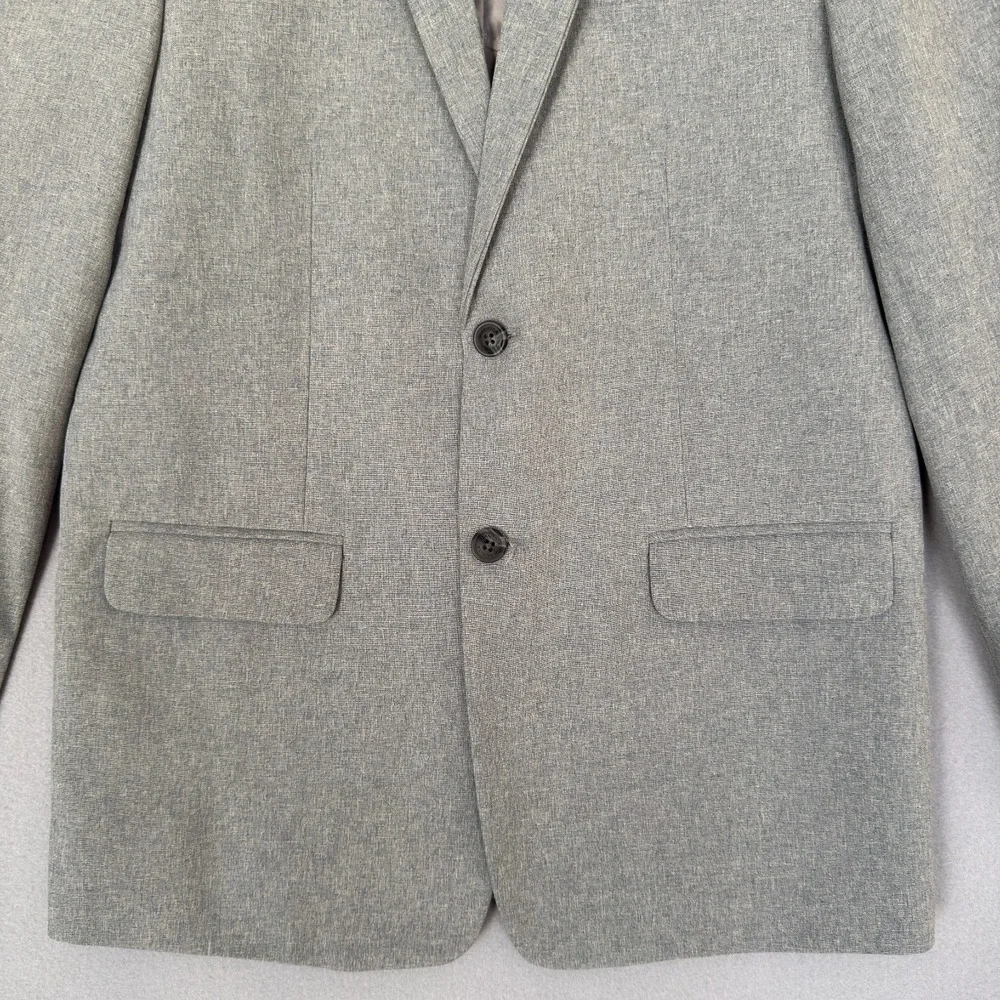 Nautica Boys Youth Blazer Jacket Gray Size 18R 2 Button Lightweight Lined NWOT